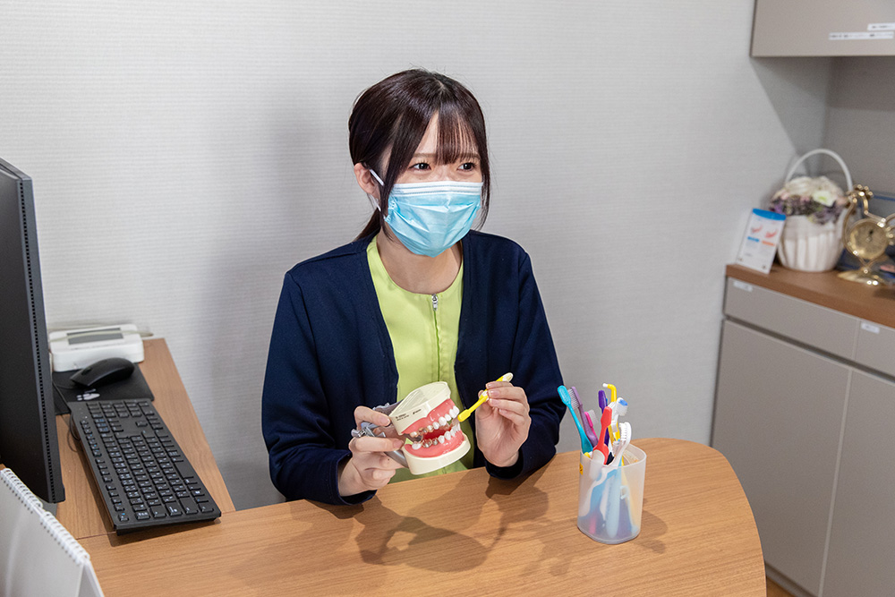 ブラッシング指導